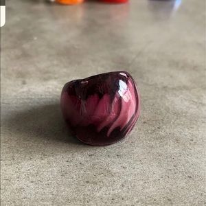 Purple Glass Ring